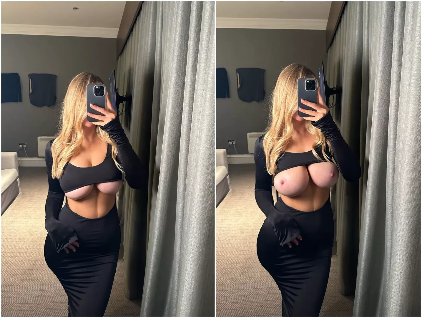 on vs. off - fancy dress edition! 👀🖤