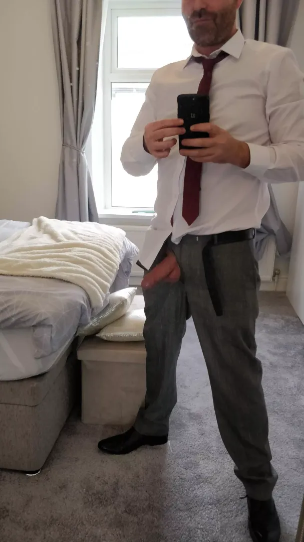 On your knees and start at my balls (41)