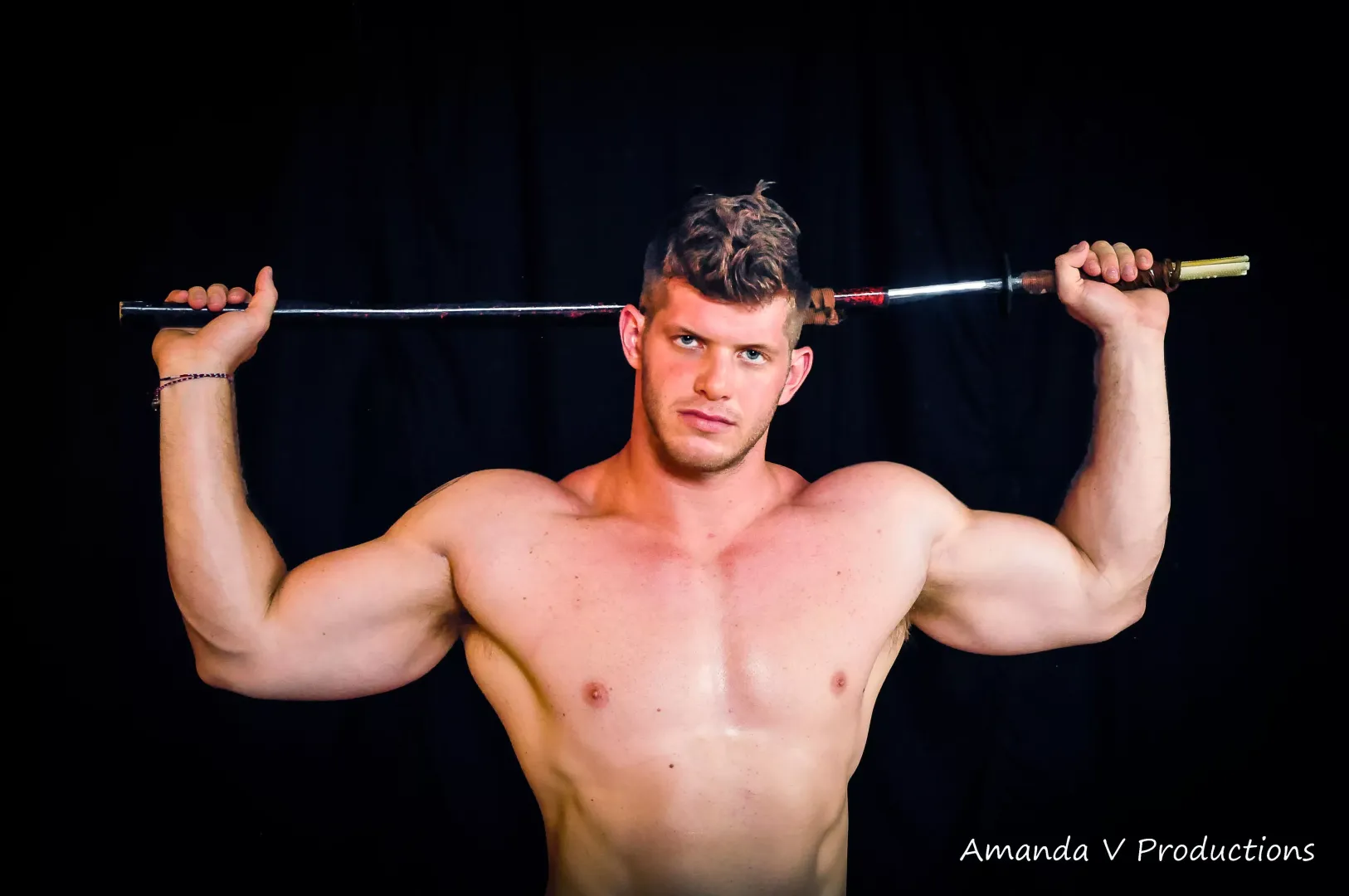 On your knees, now.