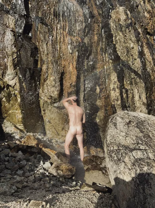 One does not *simply* wear clothing at a natural hot spring.