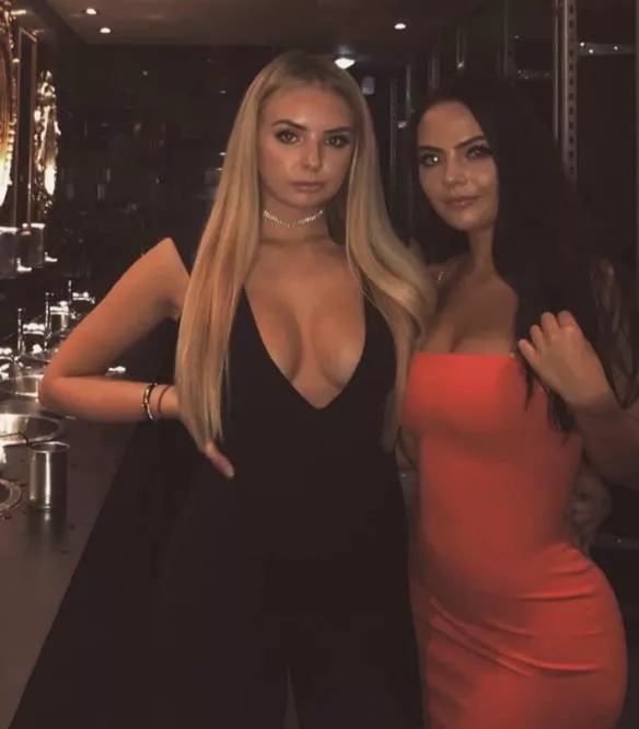 One friends tits are great, the other is probably jealous…