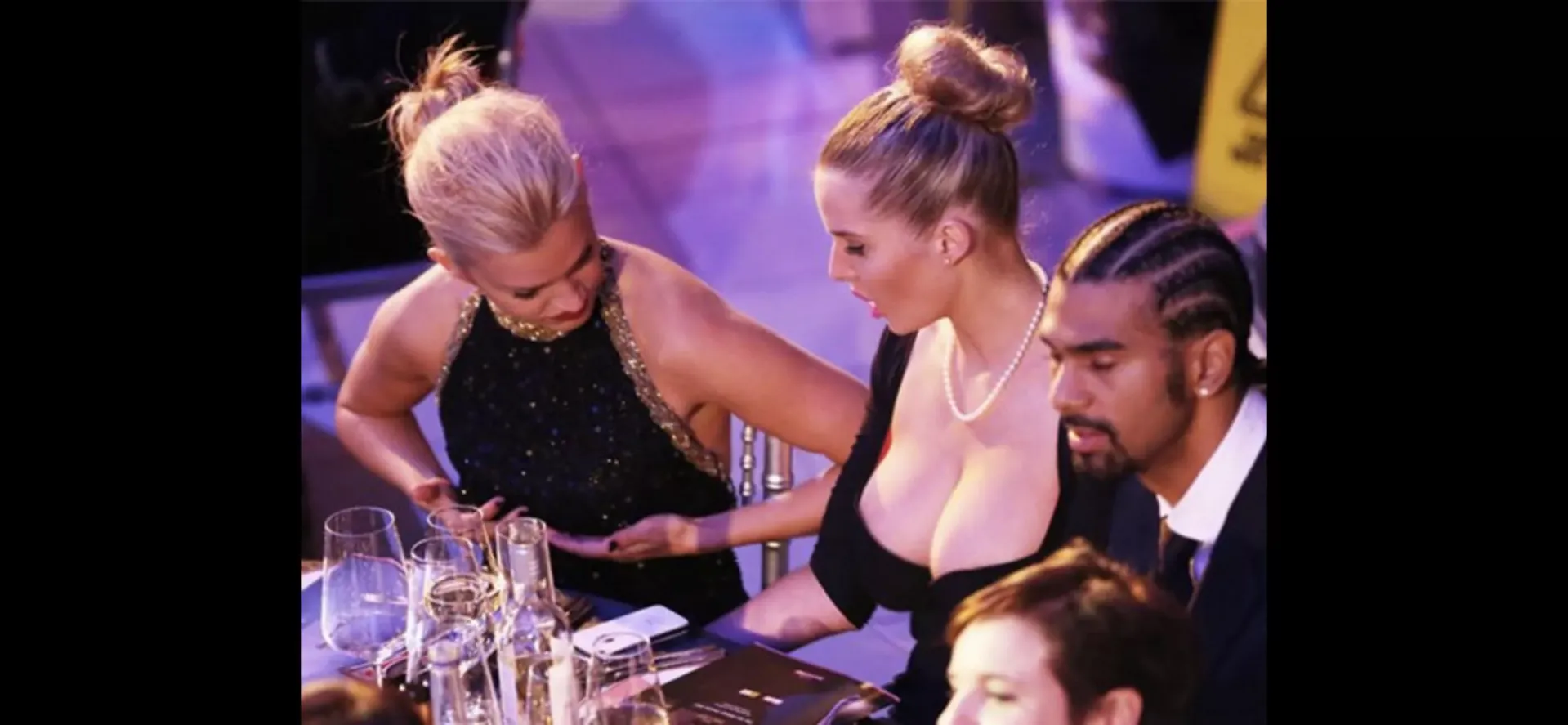 One girl is proud and one girl feels the Boobgreed.