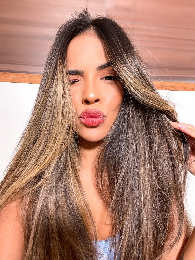 One last selfie before going to sleep <3
