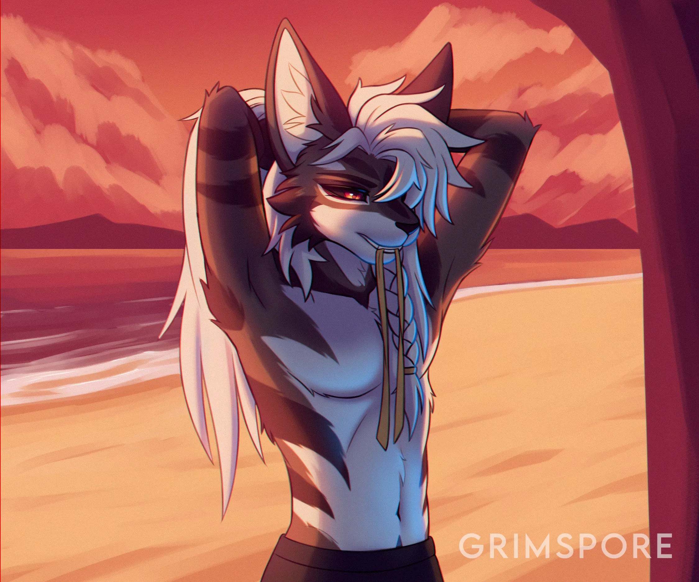 One of my favorite poses~ (art by me)
