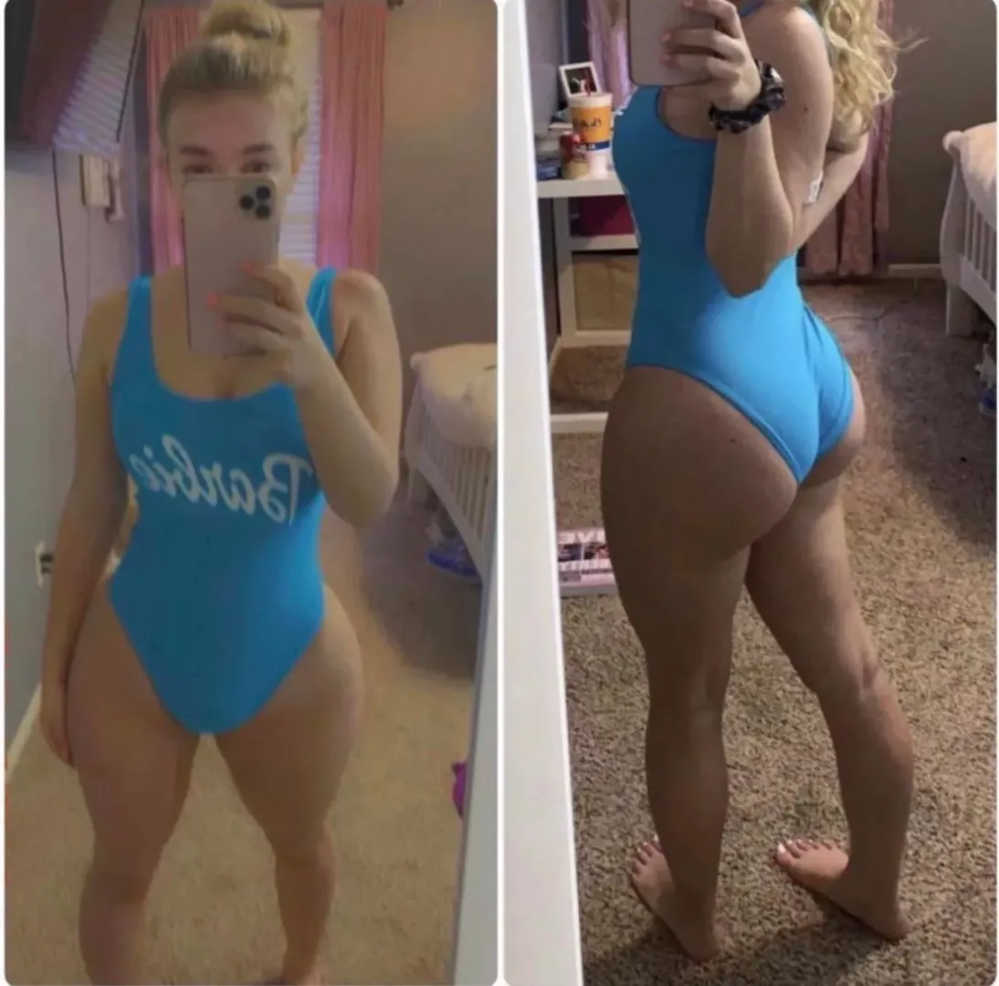 One piece suits >>> bikinis