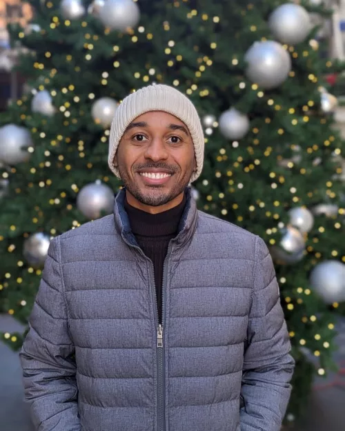 One thing about me, I’m gonna fake it til I make it into an actual Hallmark Christmas movie