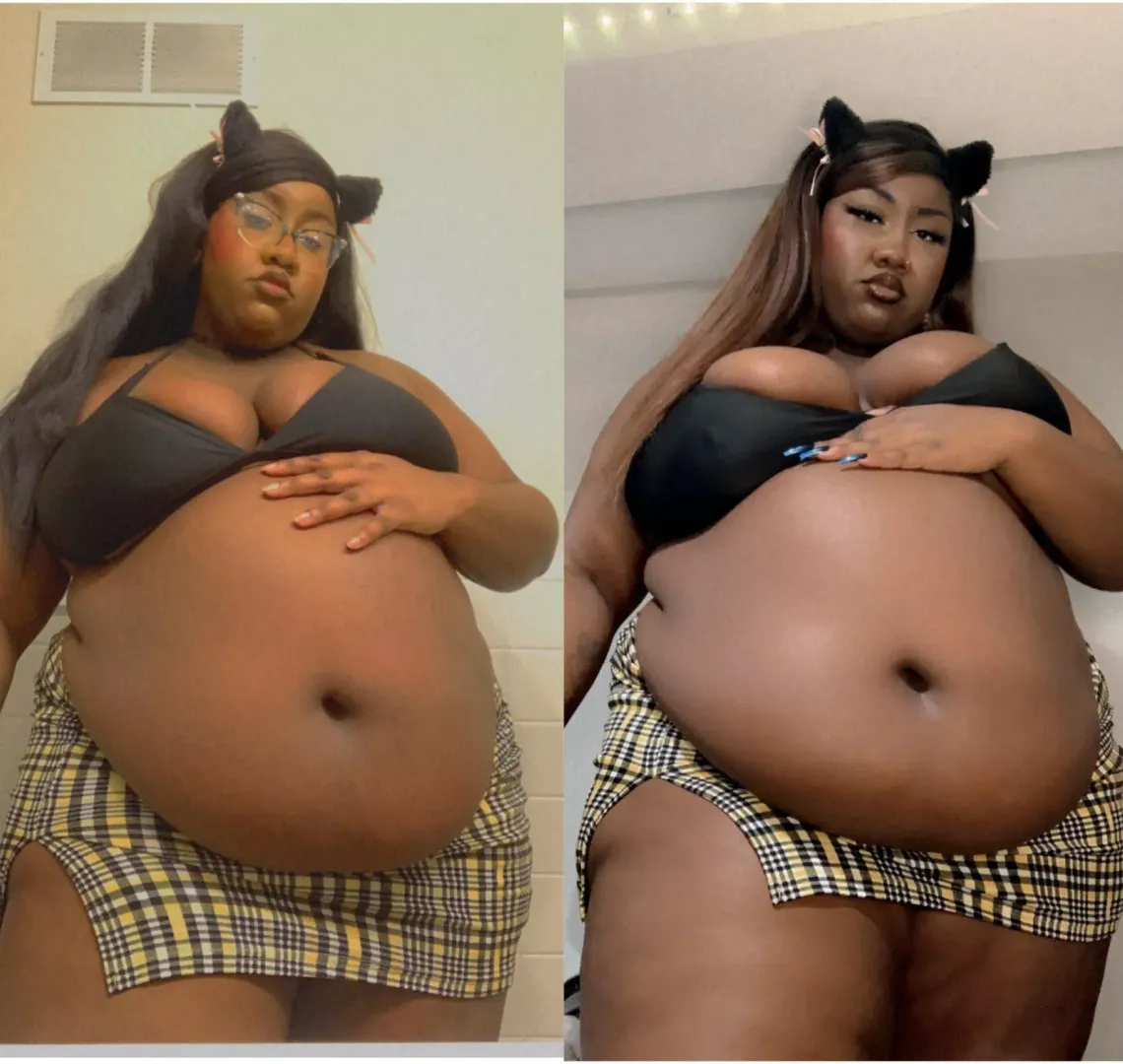 One year of stuffing this face silly…I see nothing but improvements