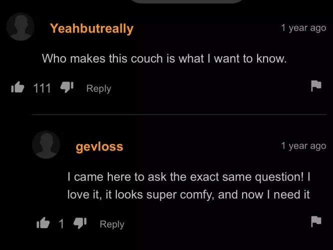 Ong that’s a comfy couch