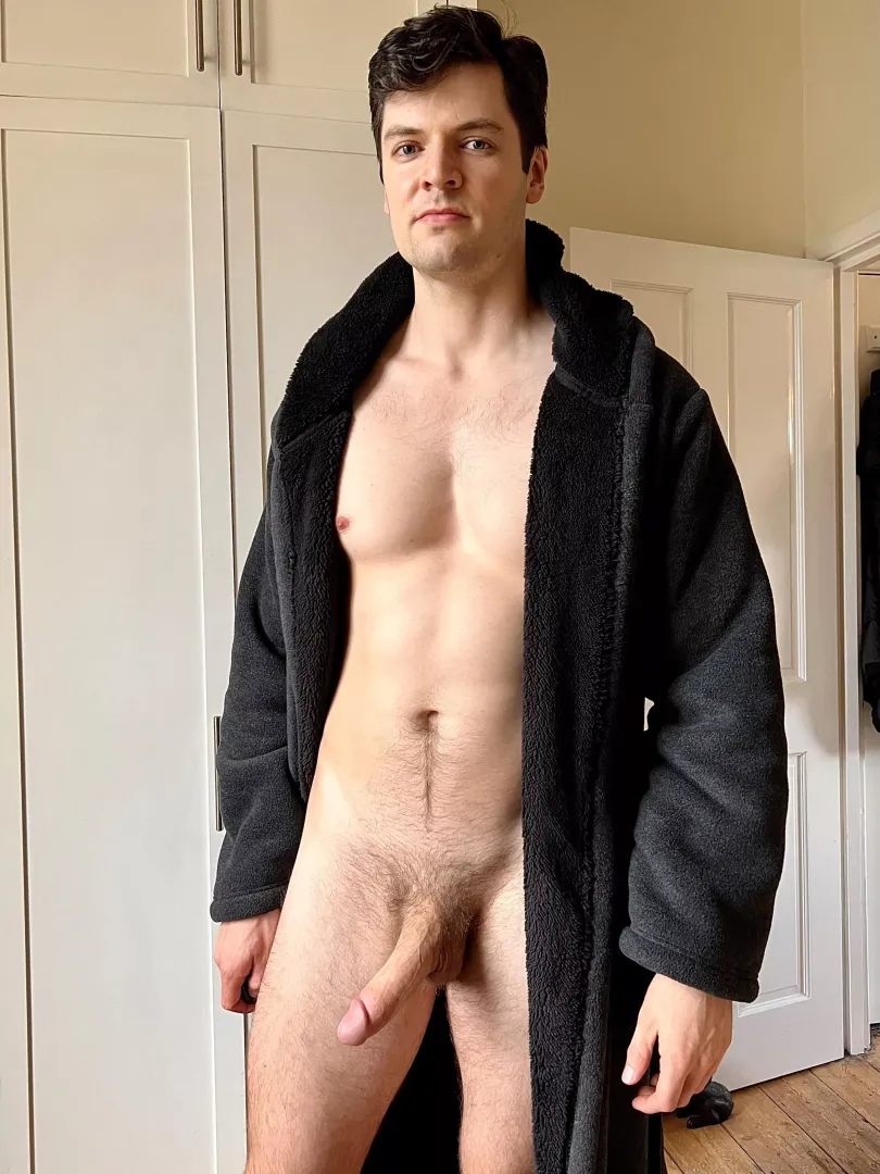Oops my robe fell open…