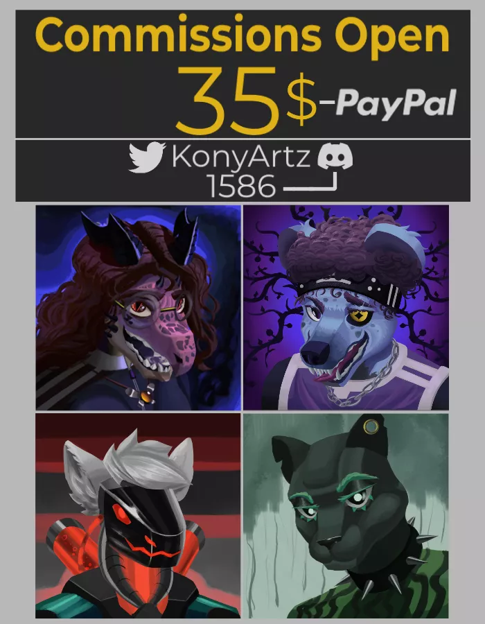 Opening icon commissions, for + info please DM me | Art by me