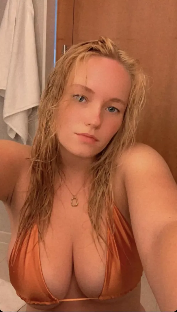 Orange bikini