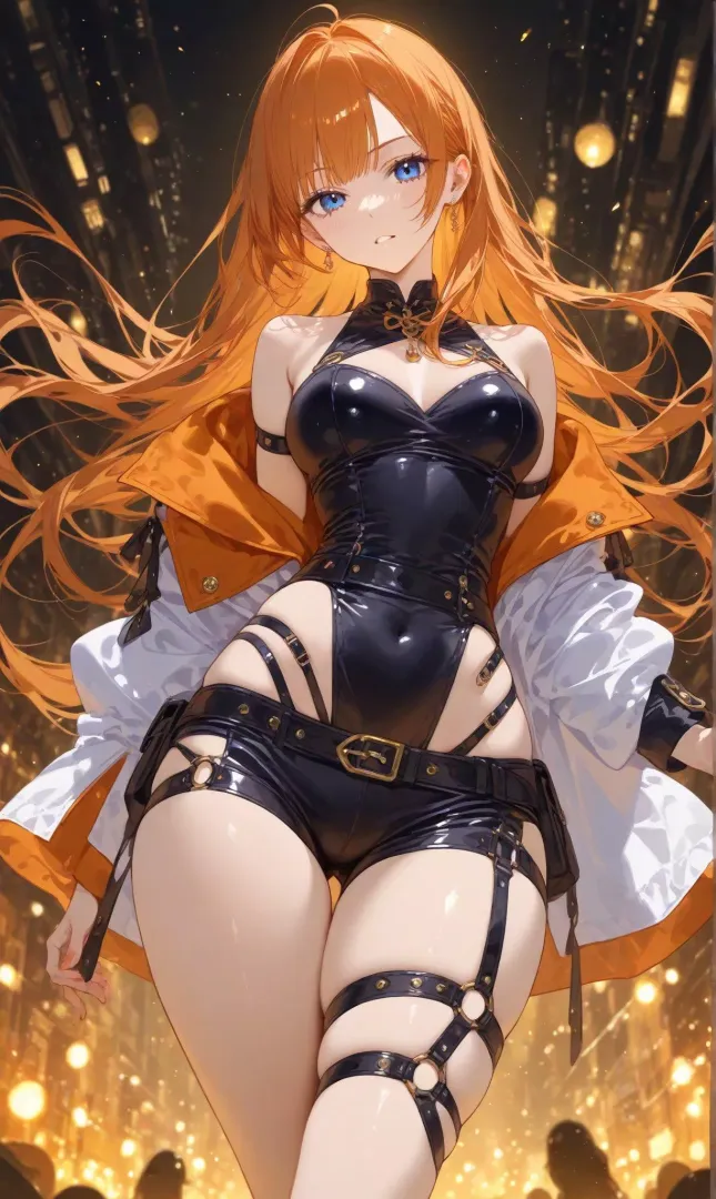 Orange & Black