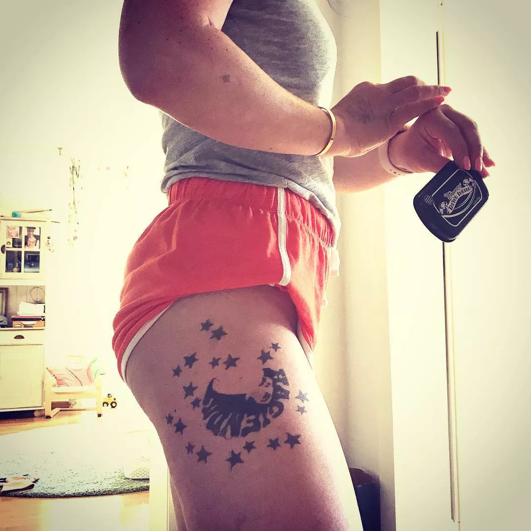 Orange shorts
