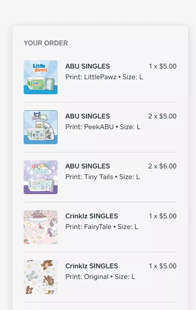 Ordered a bunch of diapers to try!!