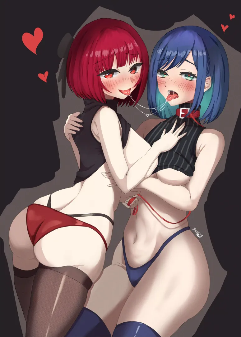 [Oshi no ko] Kana & Akane by Yokab88