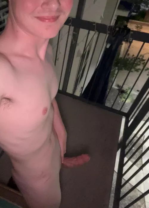Out on my balcony