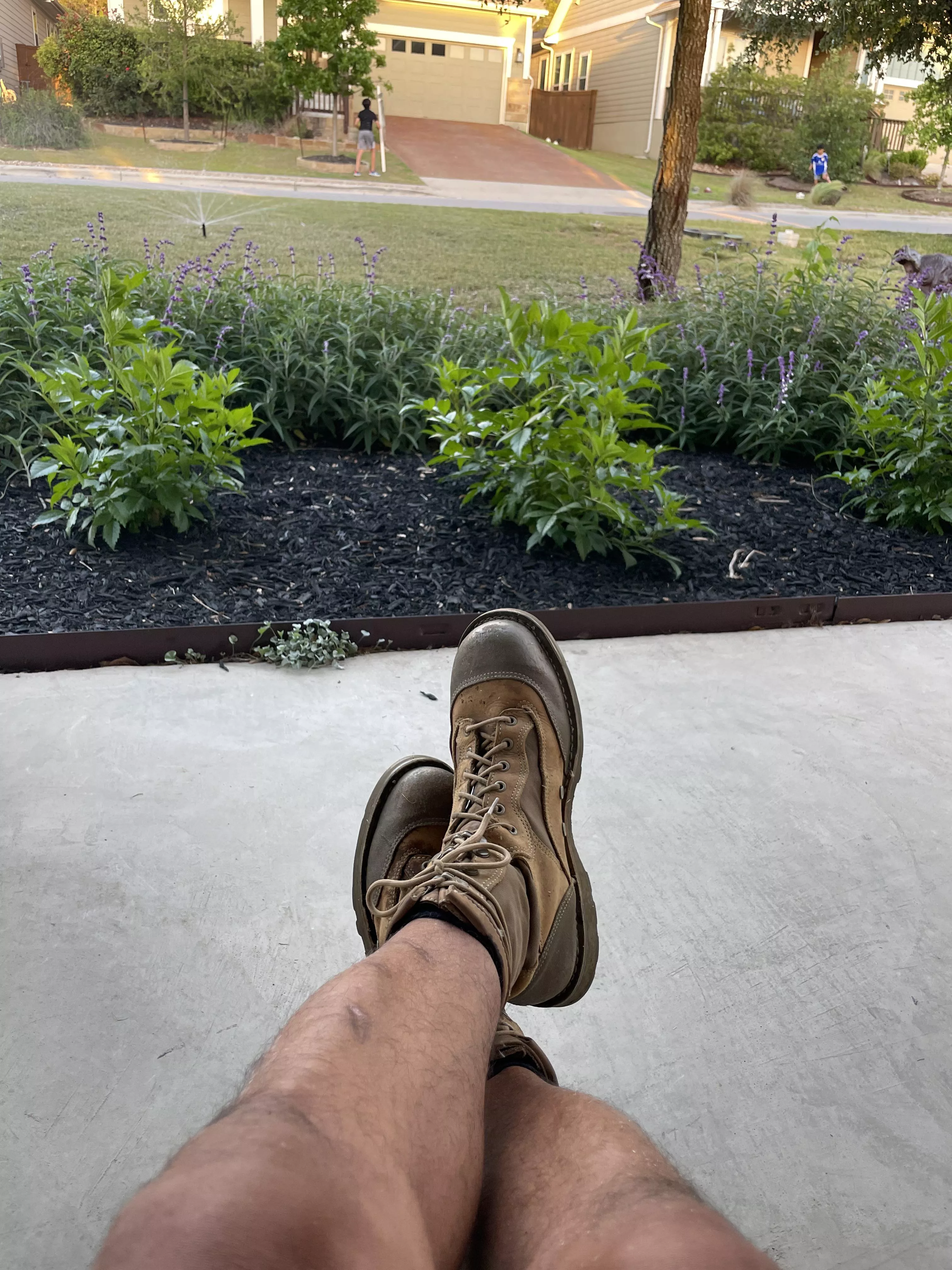 Out to pasture but still going strong.