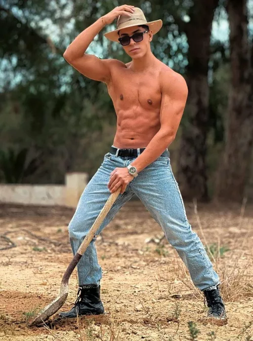 Outdoors working