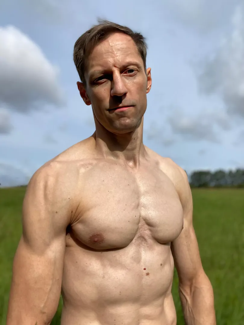 outside dad