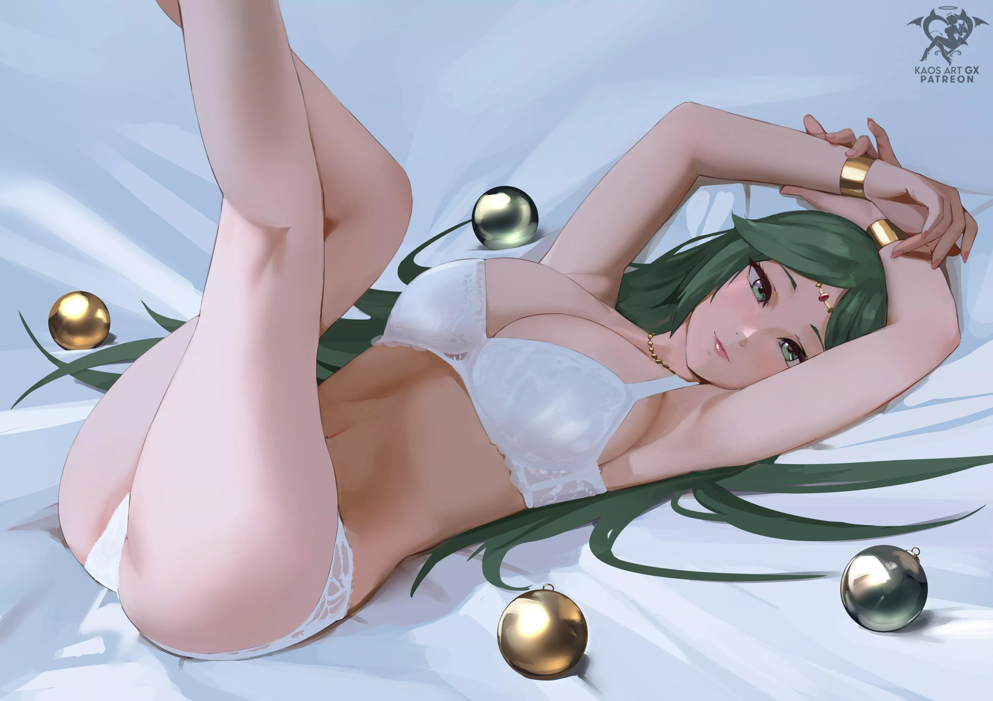 Palutena Laying In Bed