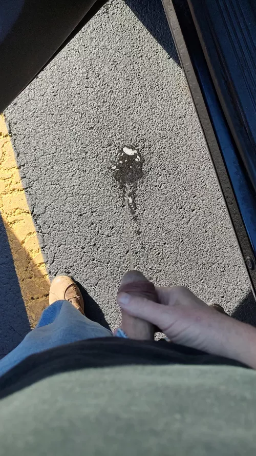 Parking lot piss