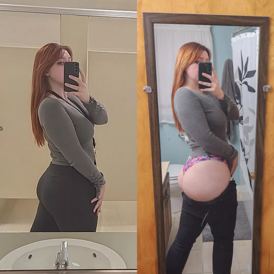 Peak under my work attire
