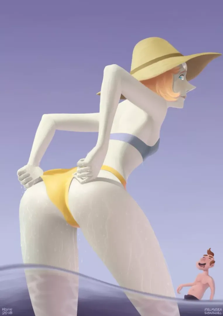 Pearl at the beach