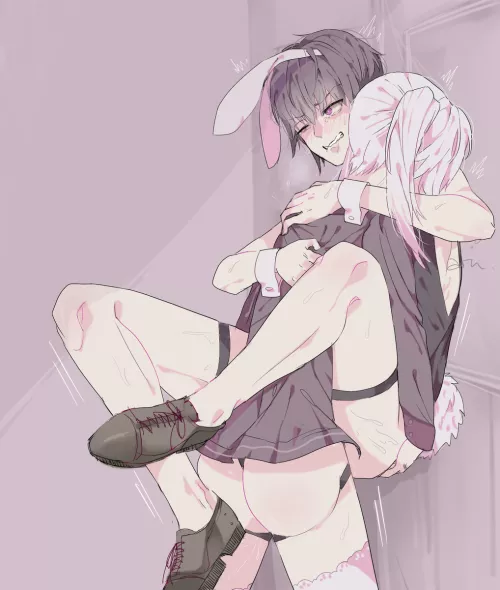 pegged against the wall