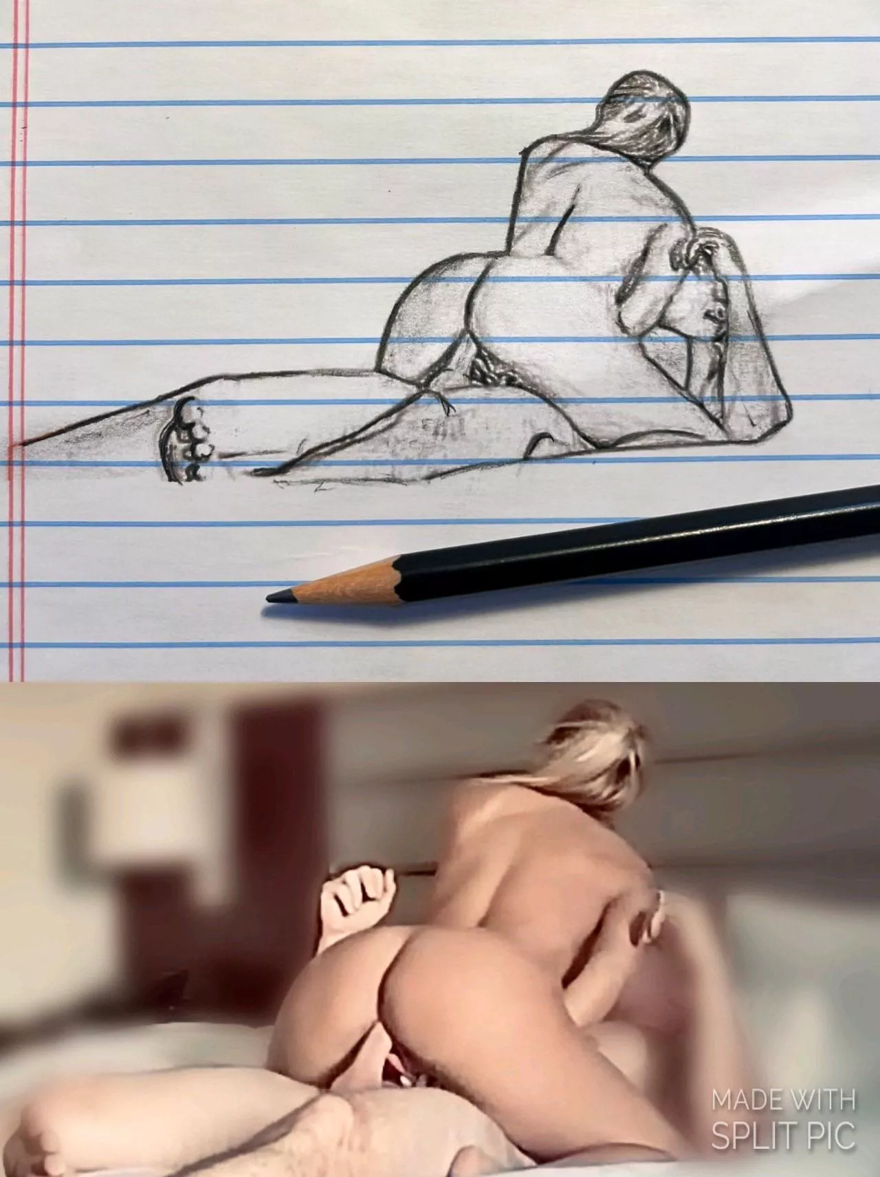 Pencil (erotic - hotel) by Me