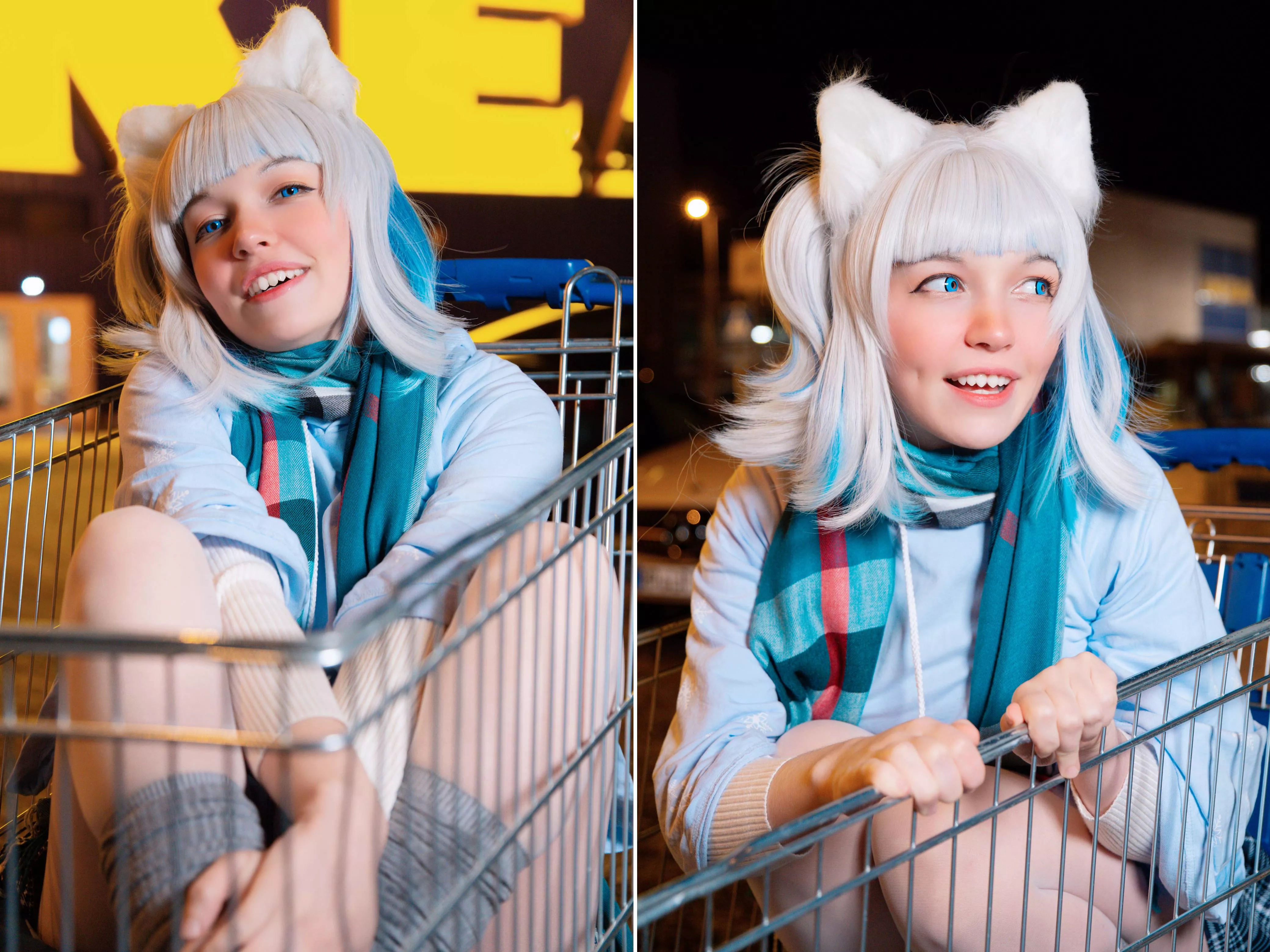 Pick up your own cat Gura at a store near you. Cosplay by Murrning_Glow
