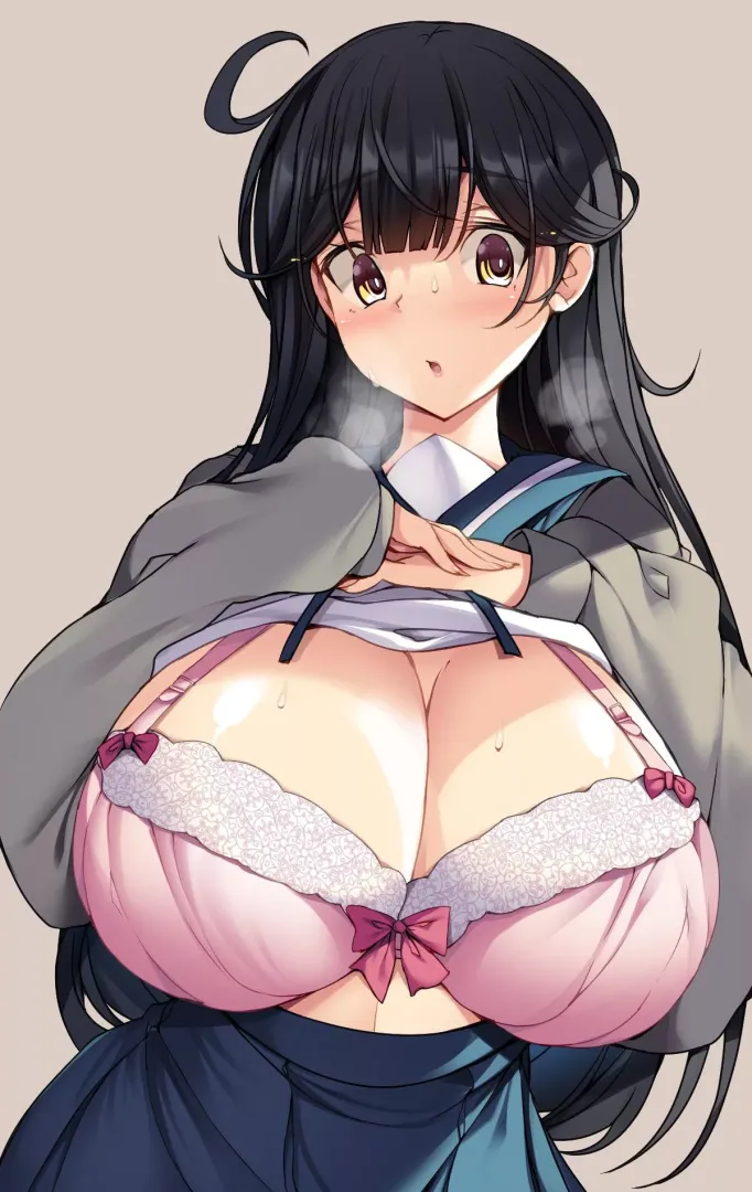 Pink bra