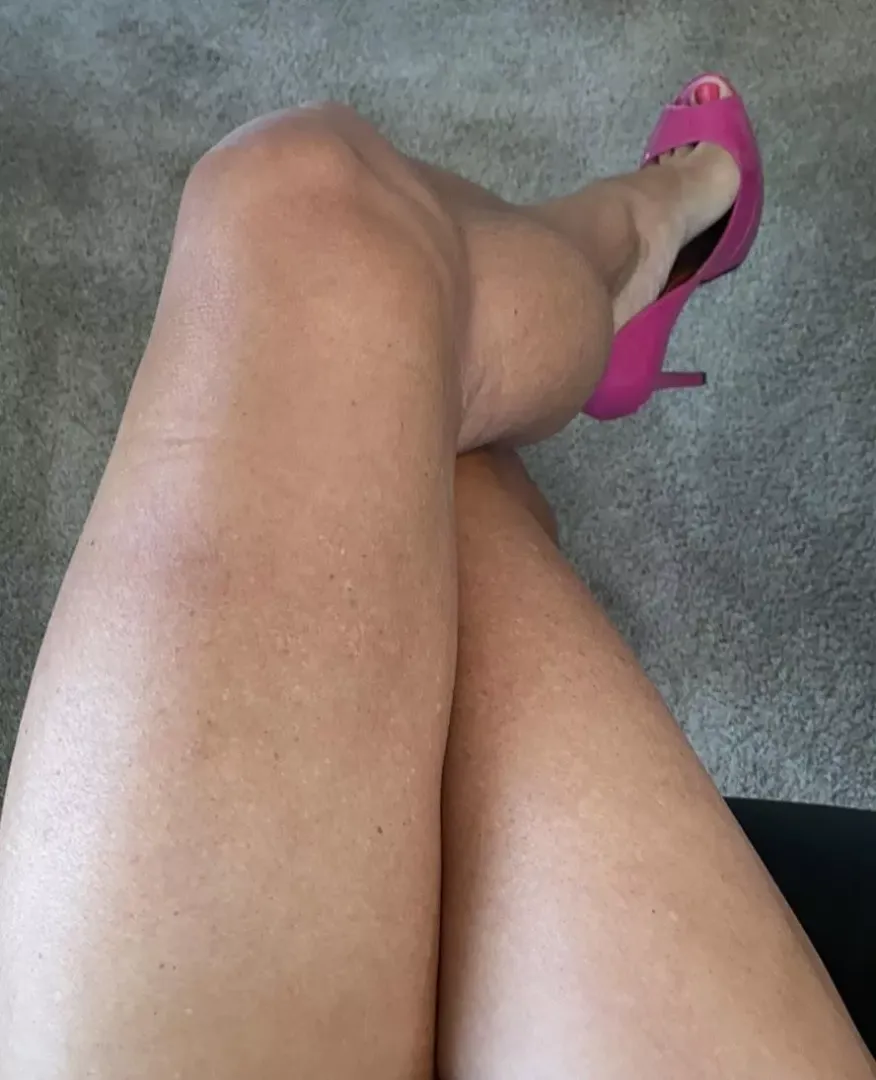Pink heels?