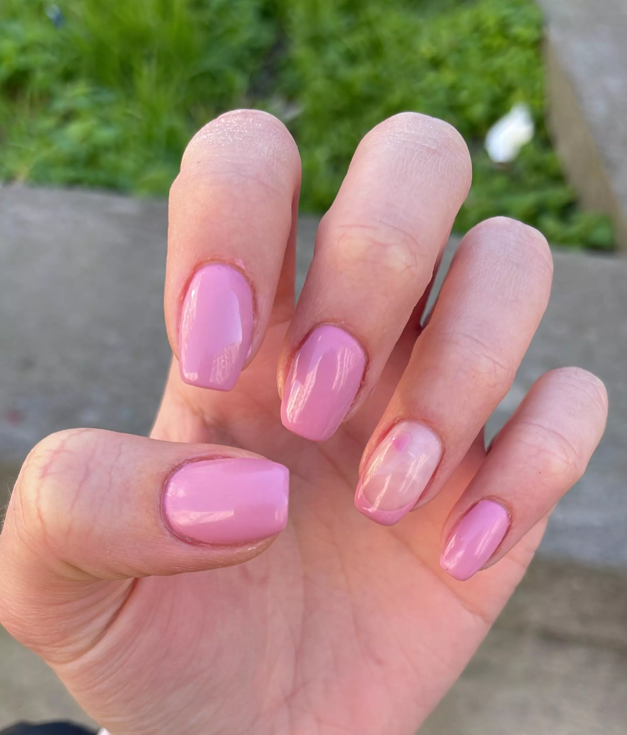 Pinky nails never fail baby xoxo