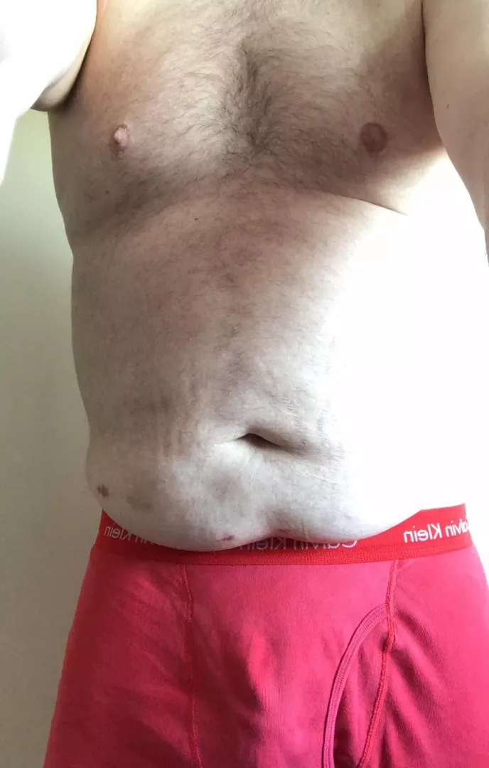 Play with my nipples or pull down my boxers?