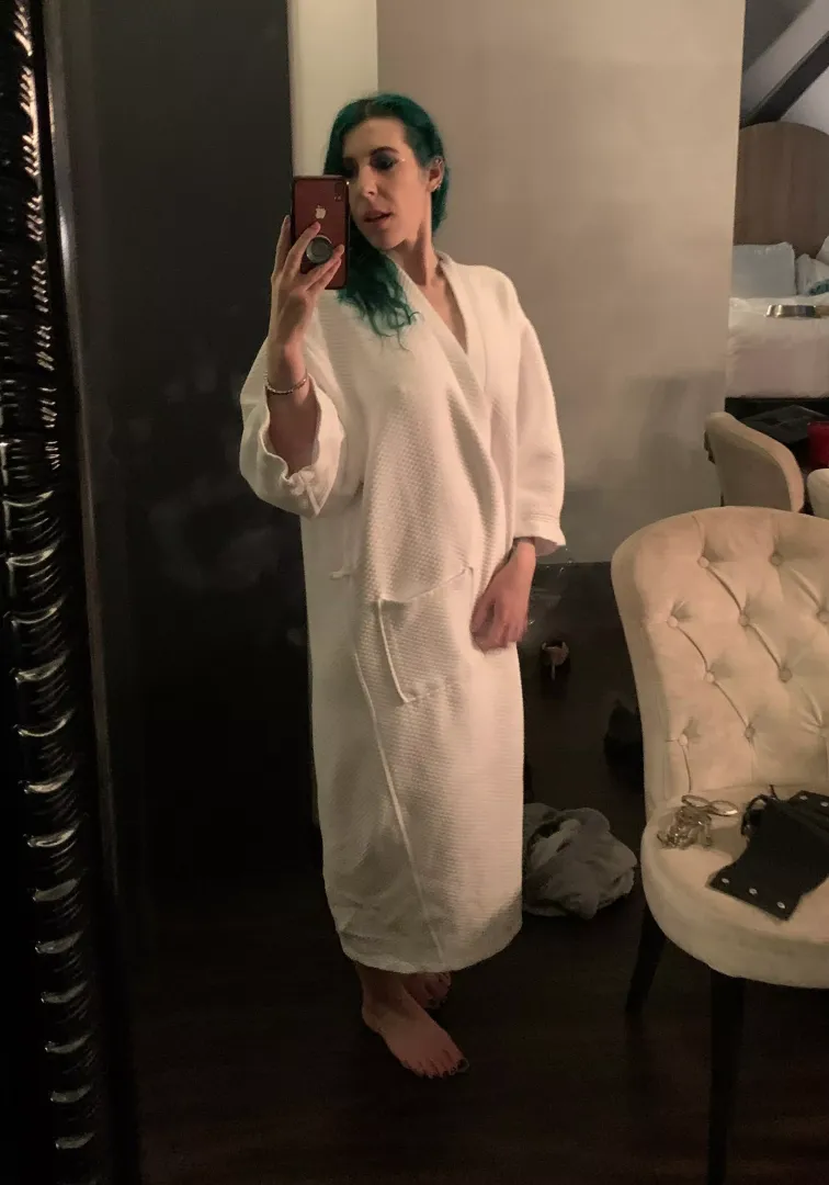 Pokies through my robe