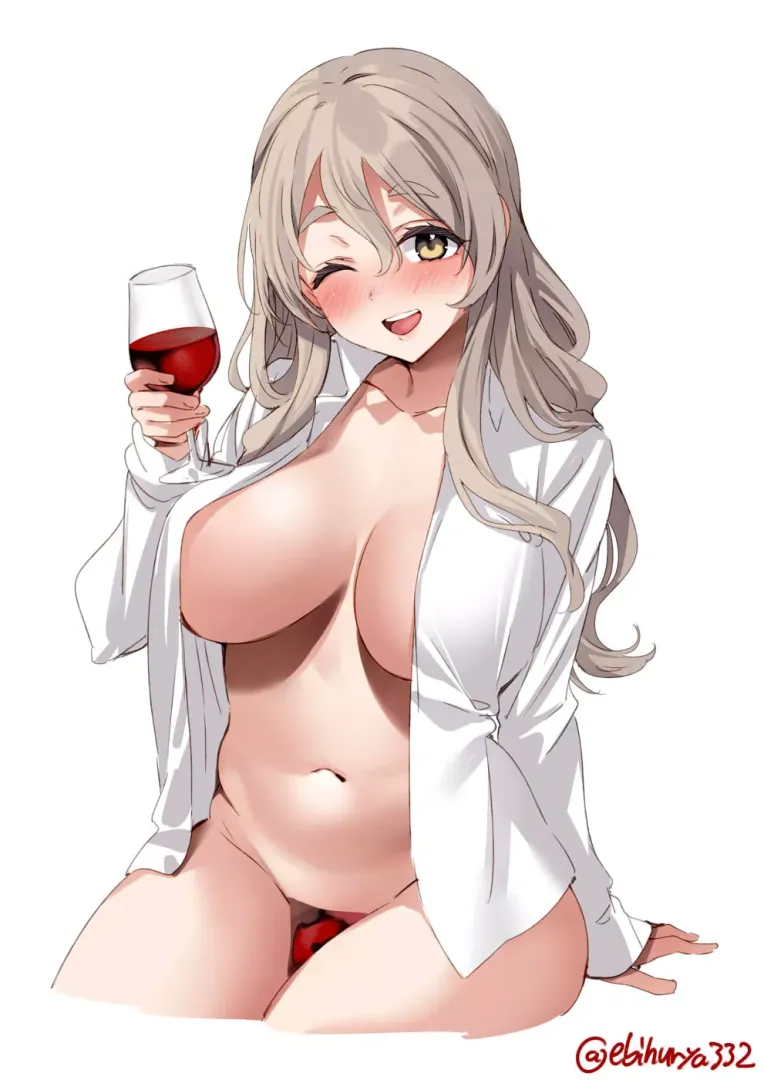 Pola letting you taste her drink