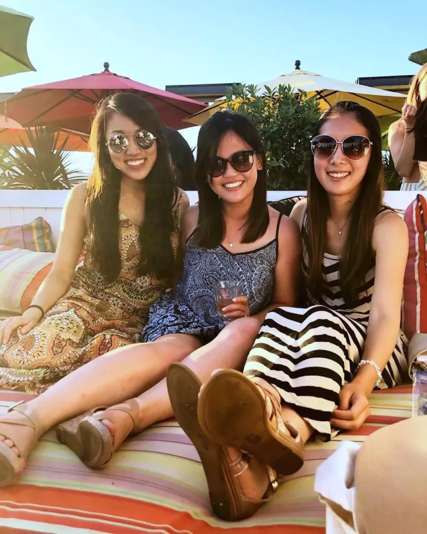 Poolside asians