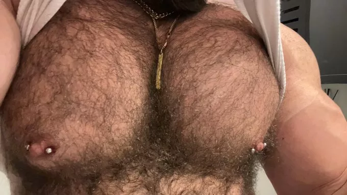 Popped my Nipple Piercings back in, Ow, But, Hot?