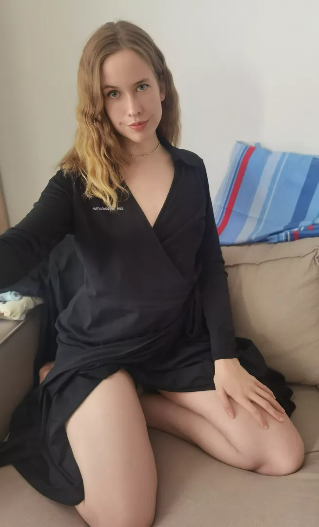 Posing in my black dress 🖤 [F]