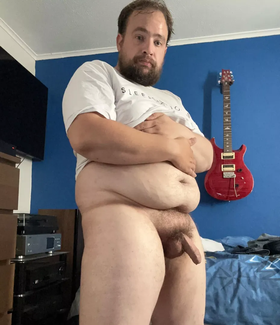 Posing post shower 