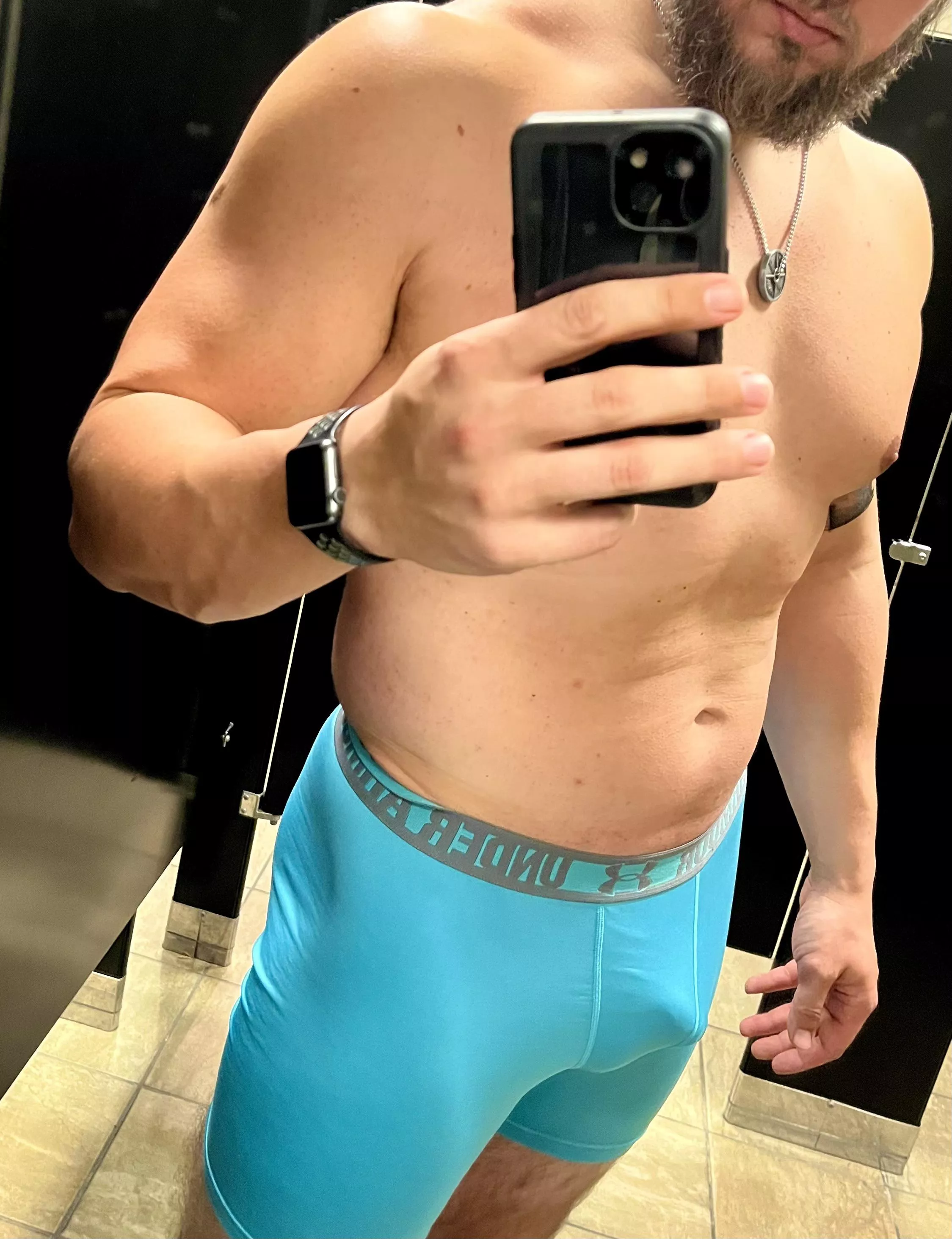 Post gym compression shorts