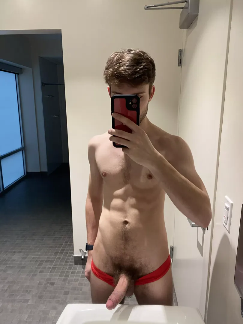 Post gym selfi