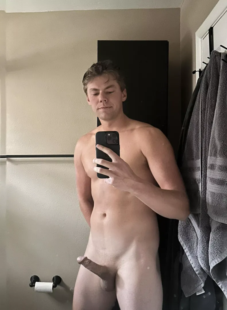 Post morning shower 