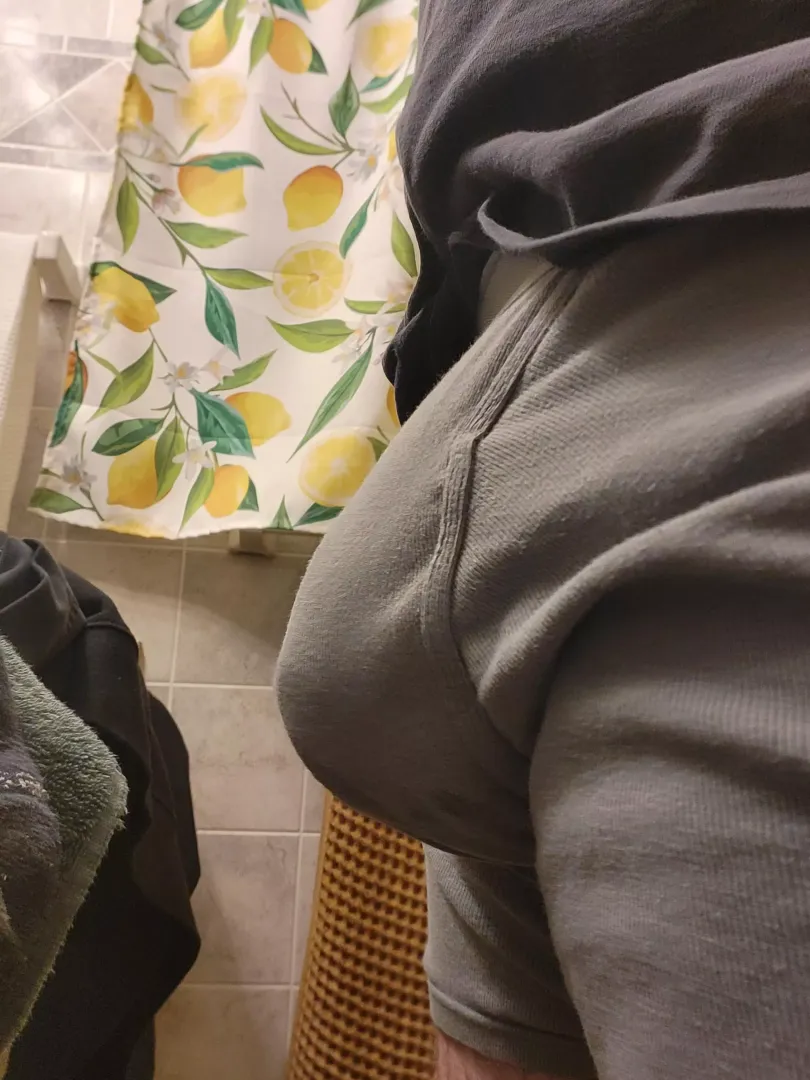 post shower bulge