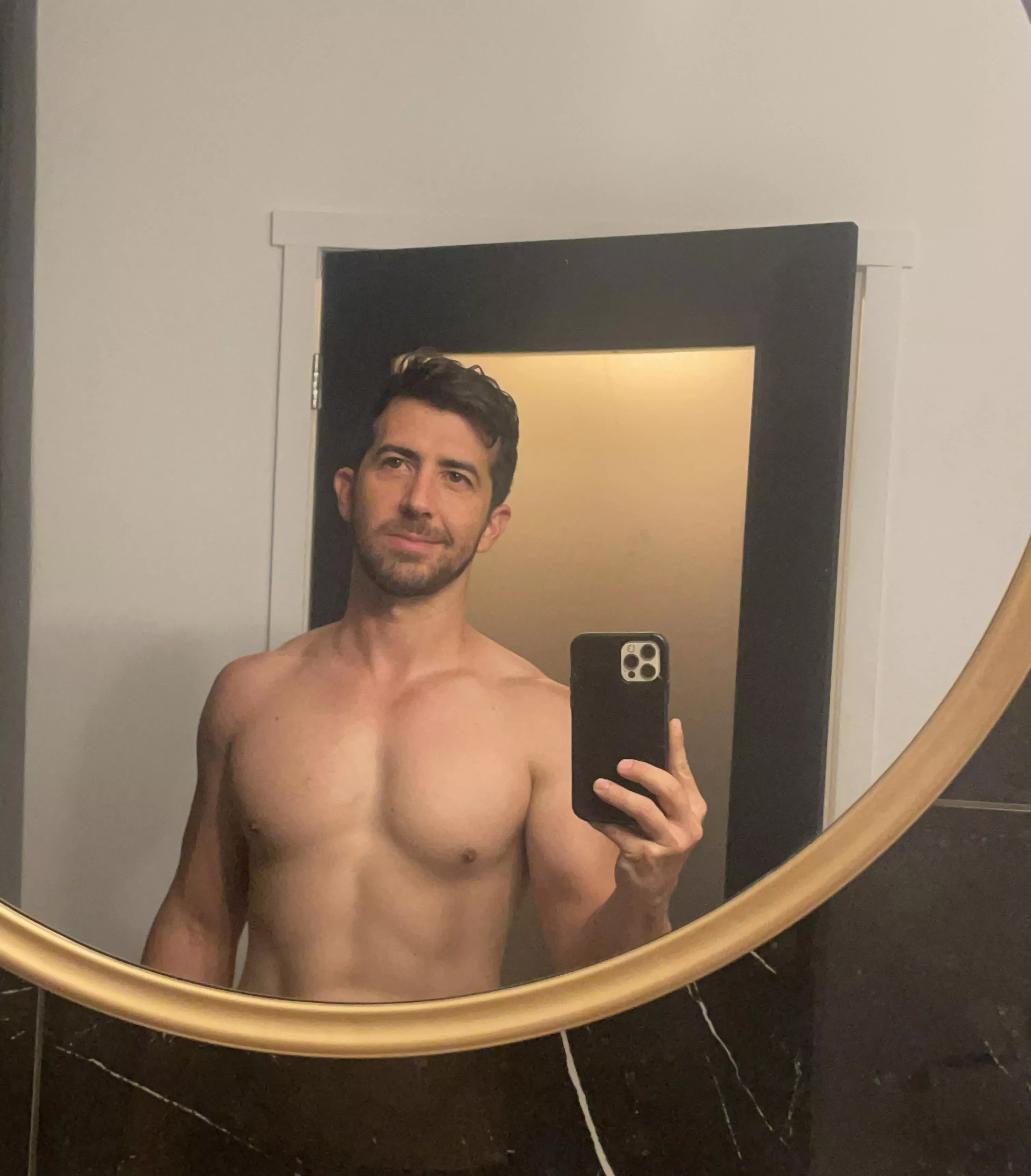 Post soccer win. Pre shower