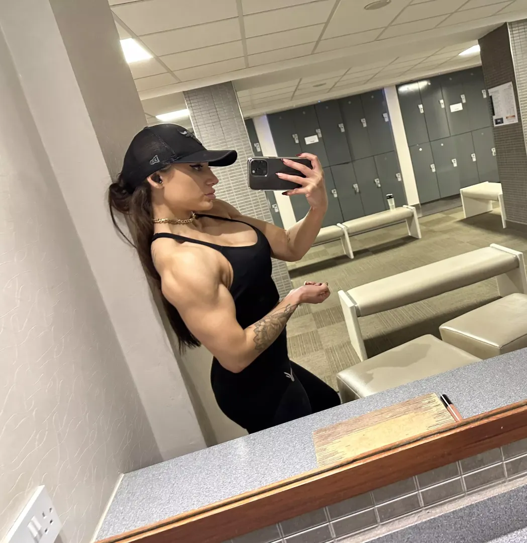 Post workout selfie