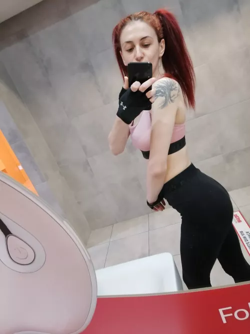 Post workout selfie