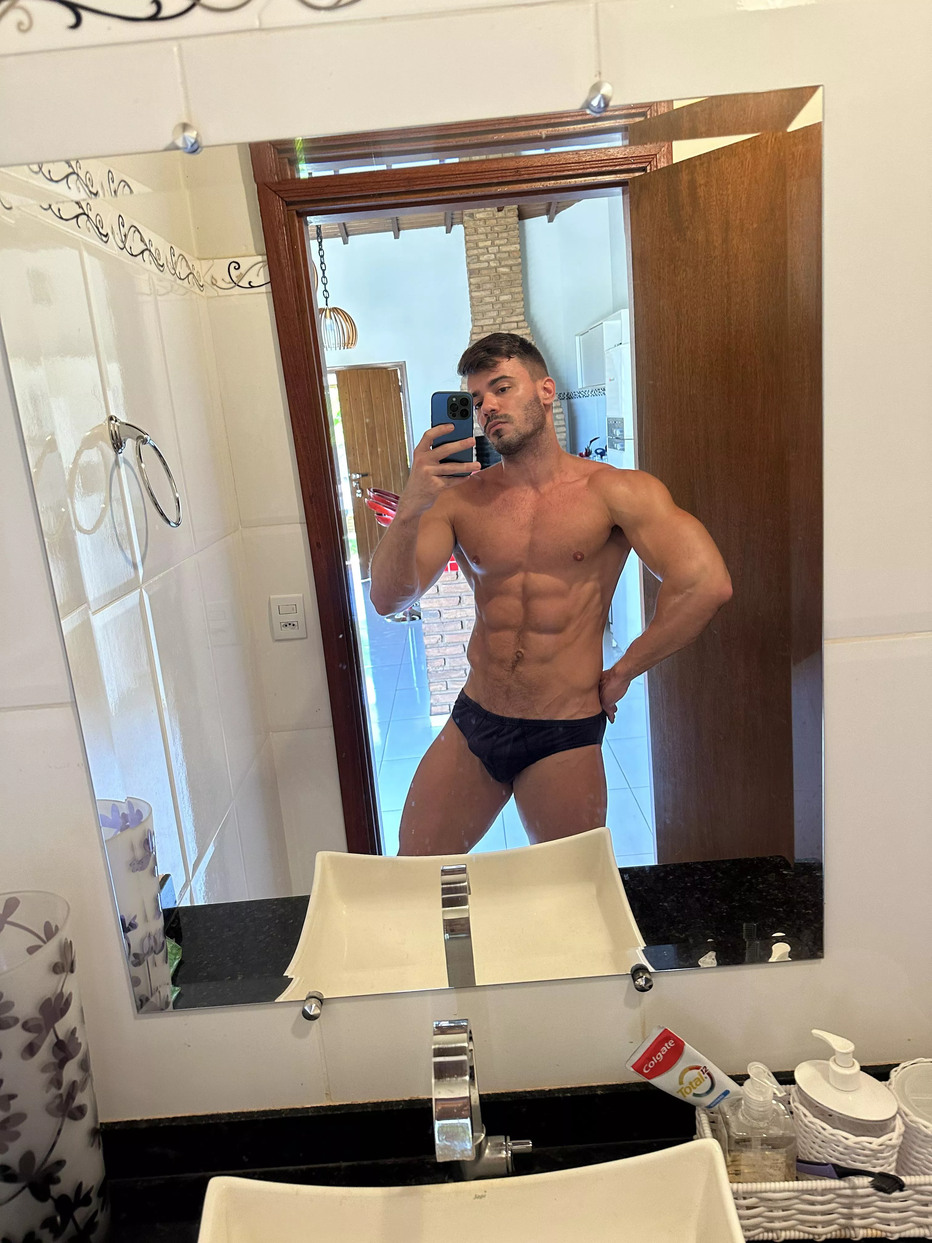 Post workout: the underwear is always wet.