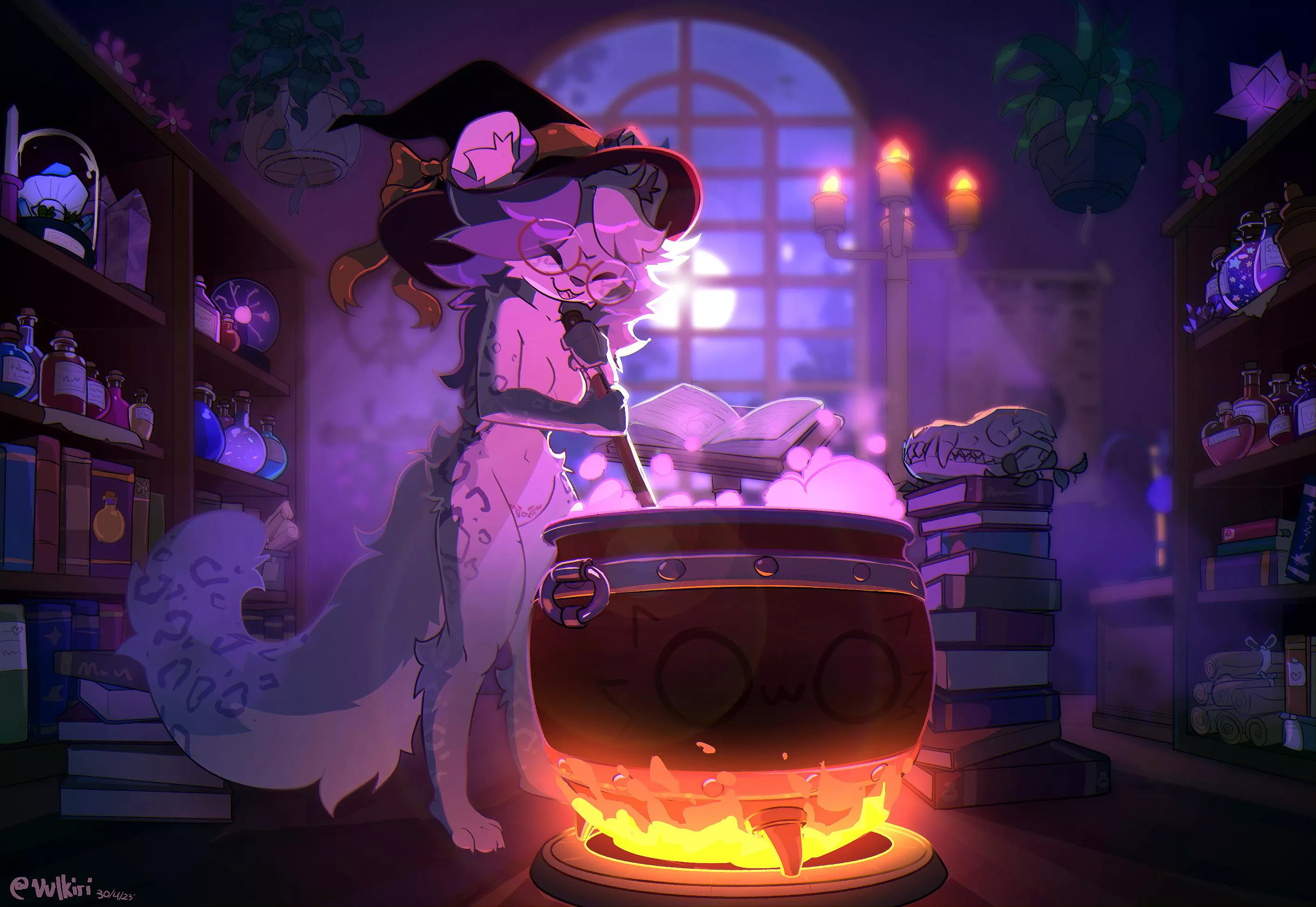 Potion making 🌙 | Art by me @Vulkiri on Twitter