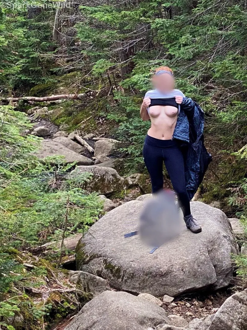 POV AllTrails lied about the difficulty of this hike so I'm perking you up